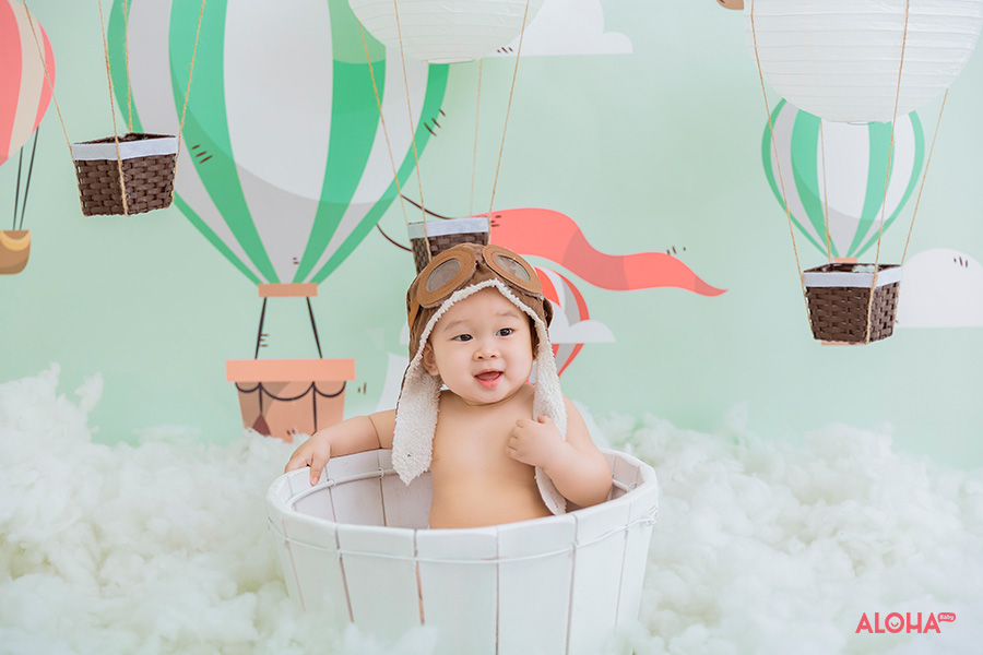 album ảnh gia đình bé nhật minh